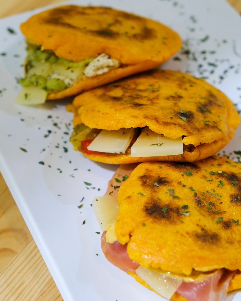 Arepa de calabaza