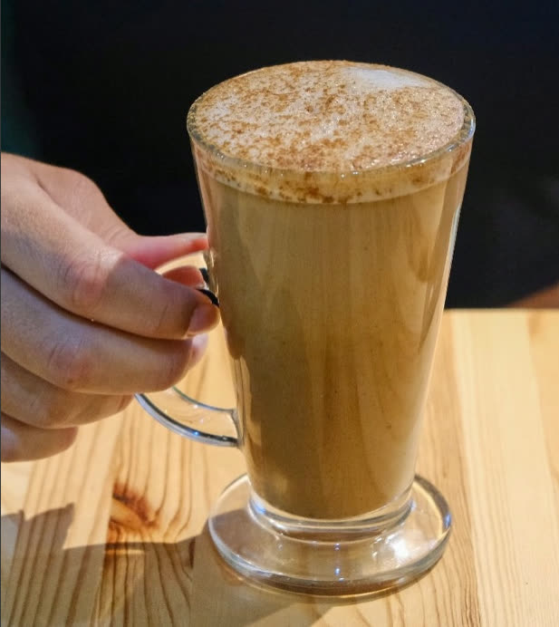 Café a la vainilla y canela