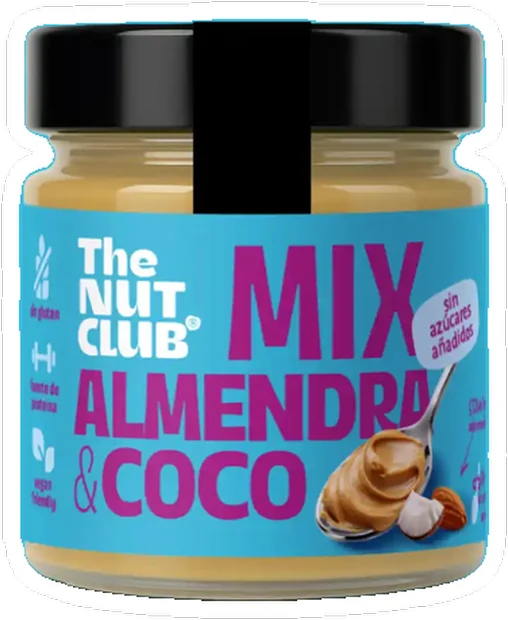 Crema de almendra y coco de The Nut Club, a la venta en Cachitos