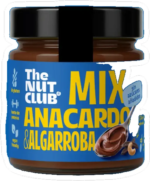 Crema de anacardo y algarroba de The Nut Club, a la venta en Cachitos
