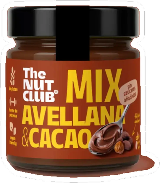 Crema de avellana y cacao de The Nut Club, a la venta en Cachitos