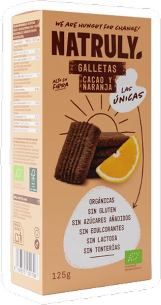 Galletas de cacao y naranja de natruly, a la venta en Cachitos