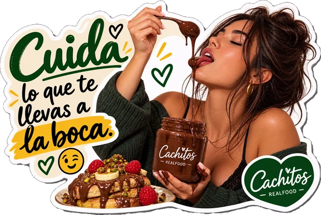 «Cuida lo que te llevas a la boca» de Cachitos, a la venta en Cachitos