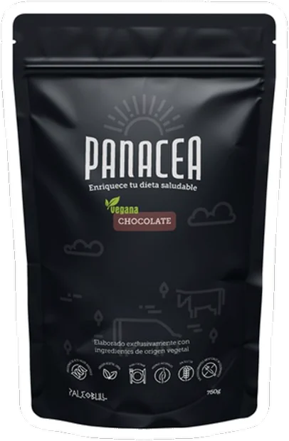Proteína vegana de chocolate de Panacea, a la venta en Cachitos